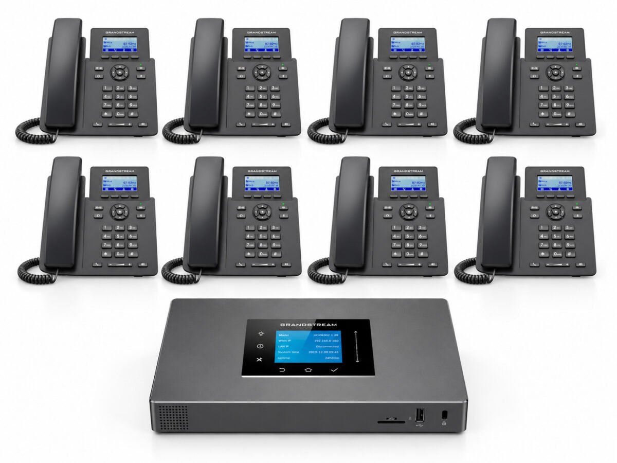 بدالة-جراند-ستريم-UCM6302-مع-8-هواتف-–-220-د